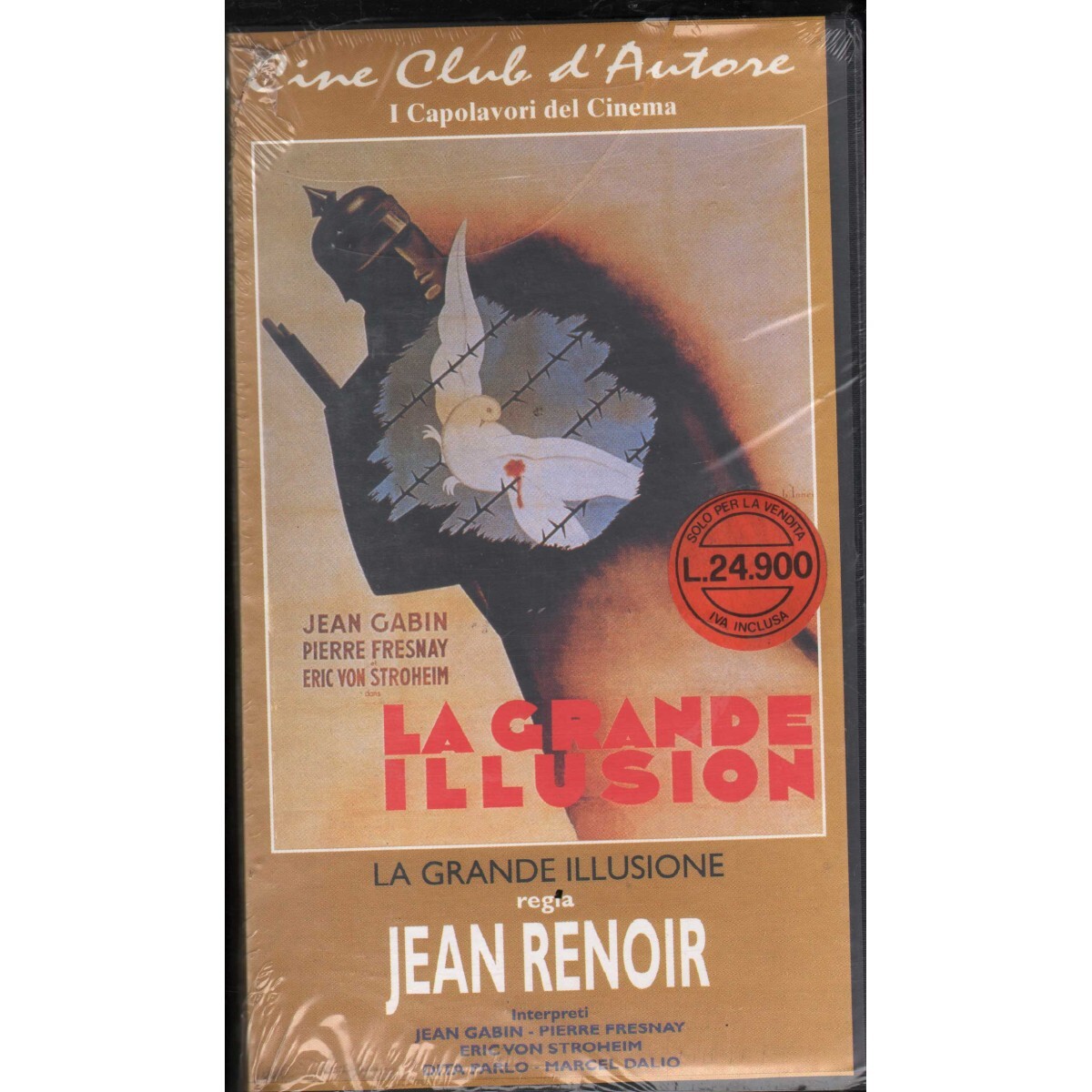 La Grande Illusione VHS Jean Renoir Univideo - CD06329 Sealed