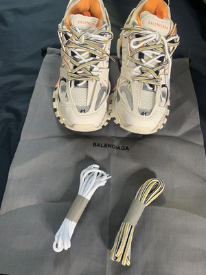 balenciaga track trainers orange