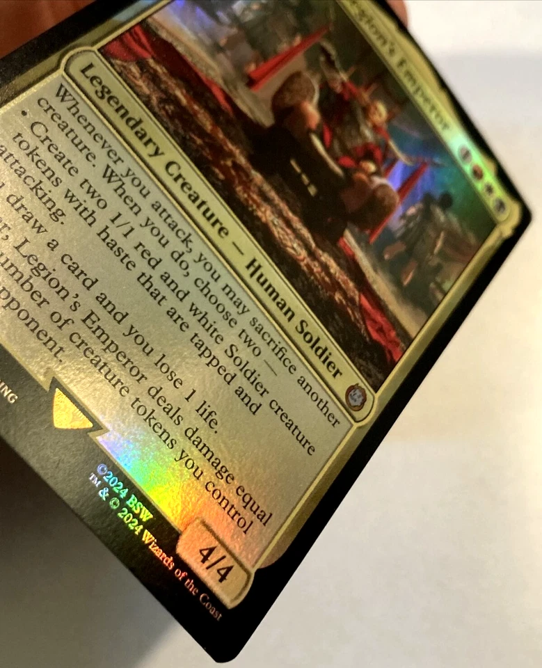 MTG Caesar, Legion's Emperor *FOIL* Universes Beyond: Fallout 0001 NM - Image 3 of 4