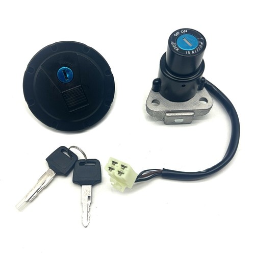 New Ignition Switch Fuel Gas Cap Lock Set Fit For Kawasaki KLR 650 2008-2018 - Picture 2 of 9