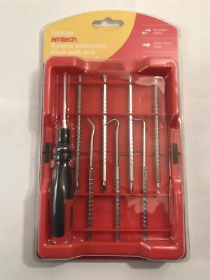 Amtech 9pc Telescopic Hook Pick and Screwdriver Set R0362 | eBay UK