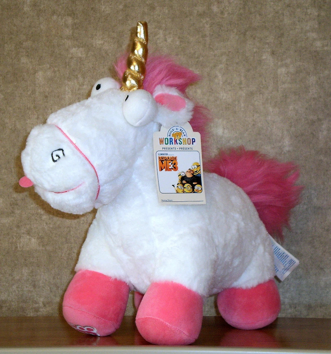 Build a Bear Fluffy the Unicorn Despicable Me 3 Minions Agnes Gru Stuffed  Toy