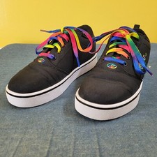 Heelys Pro 20 HE100771H Casual Skate Shoes, Youth Size 6, Black Rainbow