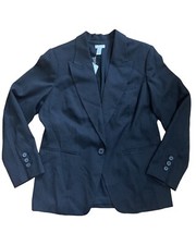 NEW CHICO  S Woman  s Spectacular Blazer Jacket Black sz 1