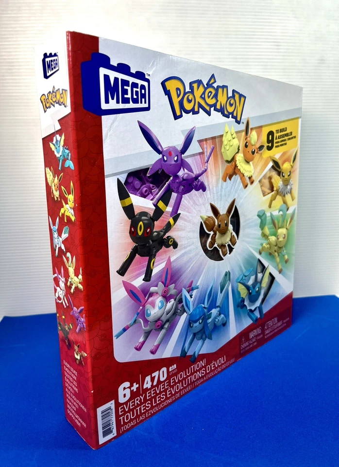 2022 Mega Construx Pokémon - Every Eevee Evolution! Building Set (470pcs) - Image 3 of 4