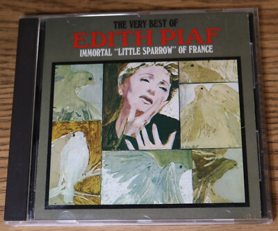 EDITH PAIF Very Best of CD  1987 Capitol La Vie En Rose Little Sparrow of France