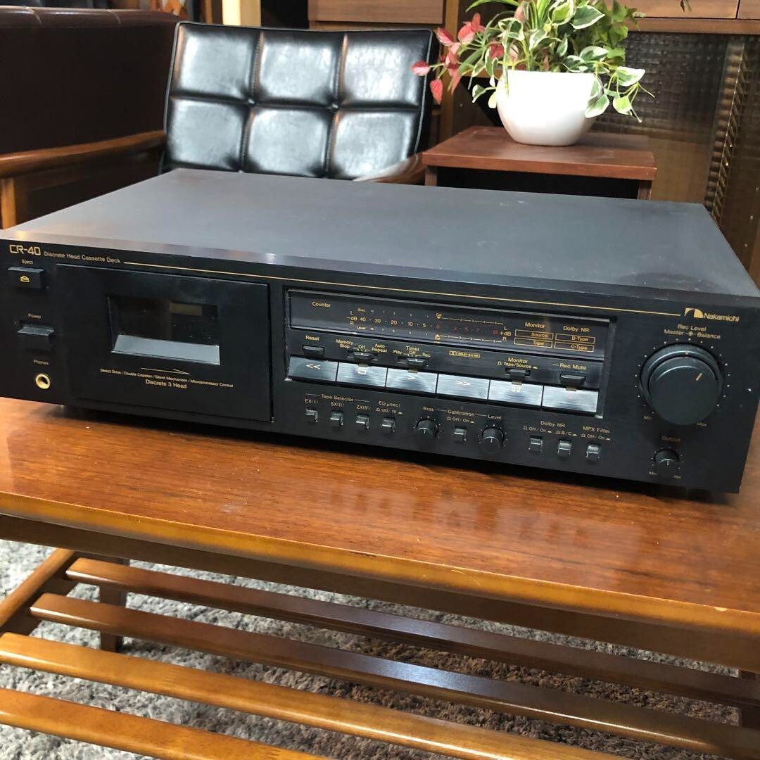 NAKAMICHI ナカミチ CR-40 Nakamichi CR-40 Direct Drive Cassette Deck Audio | eBay