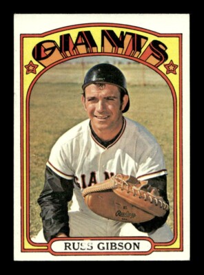 1972 Topps #643 Russ Gibson Giants EX+ *e5