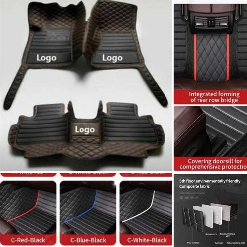 For Ford 1990-2025 Car Floor Mats Custom Pad All Weather Carpet Cargo Liner - Foto 30 di 34