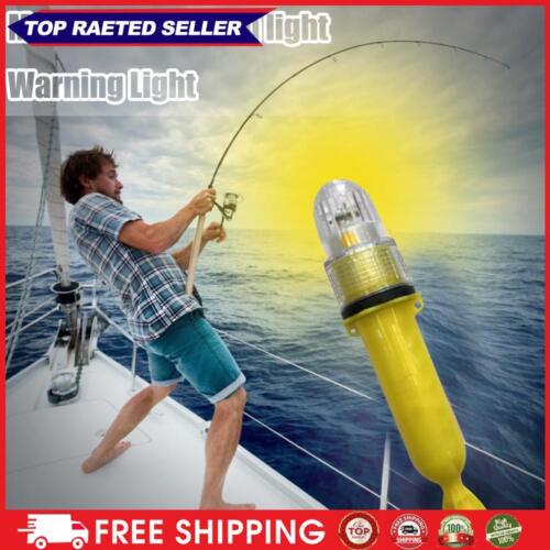 Ocean Fishing LED Light Float Waterproof Night Lamp (Yellow Double Battery) - Picture 1 of 6