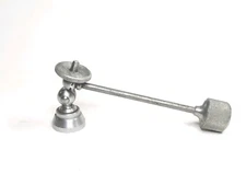 Vtg Metal Tripod Adjustable Swivel Head, Photo Video Camera, Lighting