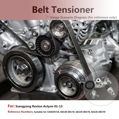 Durable Belt Tensioner For Ssangyong Rexton Actyon 2001-13 66520-00170 534029710 - Picture 2 of 11