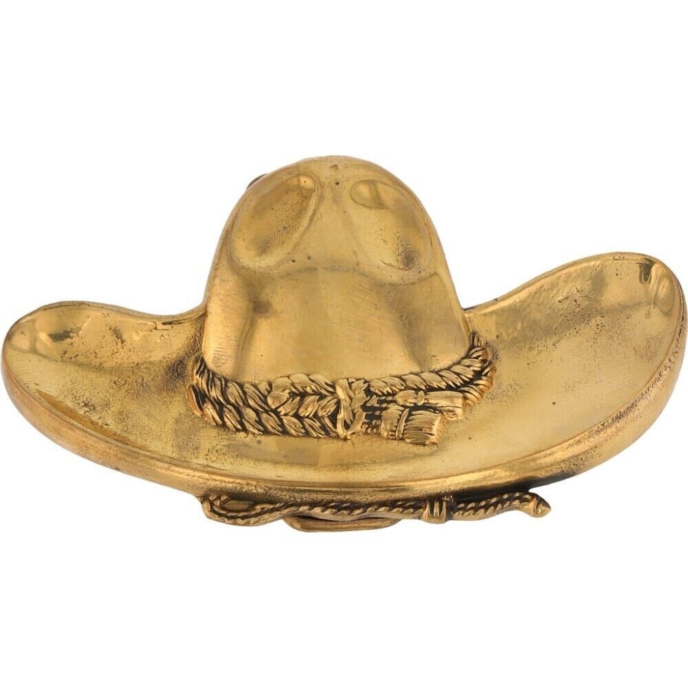 New Brass Southwest Cowboy Hat Western Cowgirl Stetson NOS 