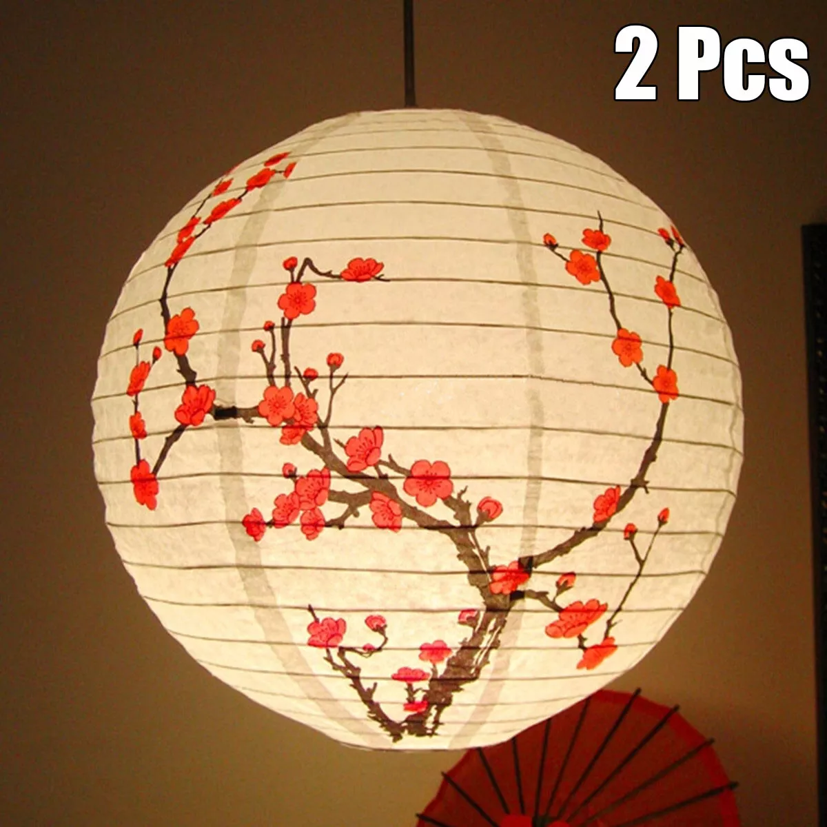  2pcs Chinese Lanterns Traditional Chinese New Year