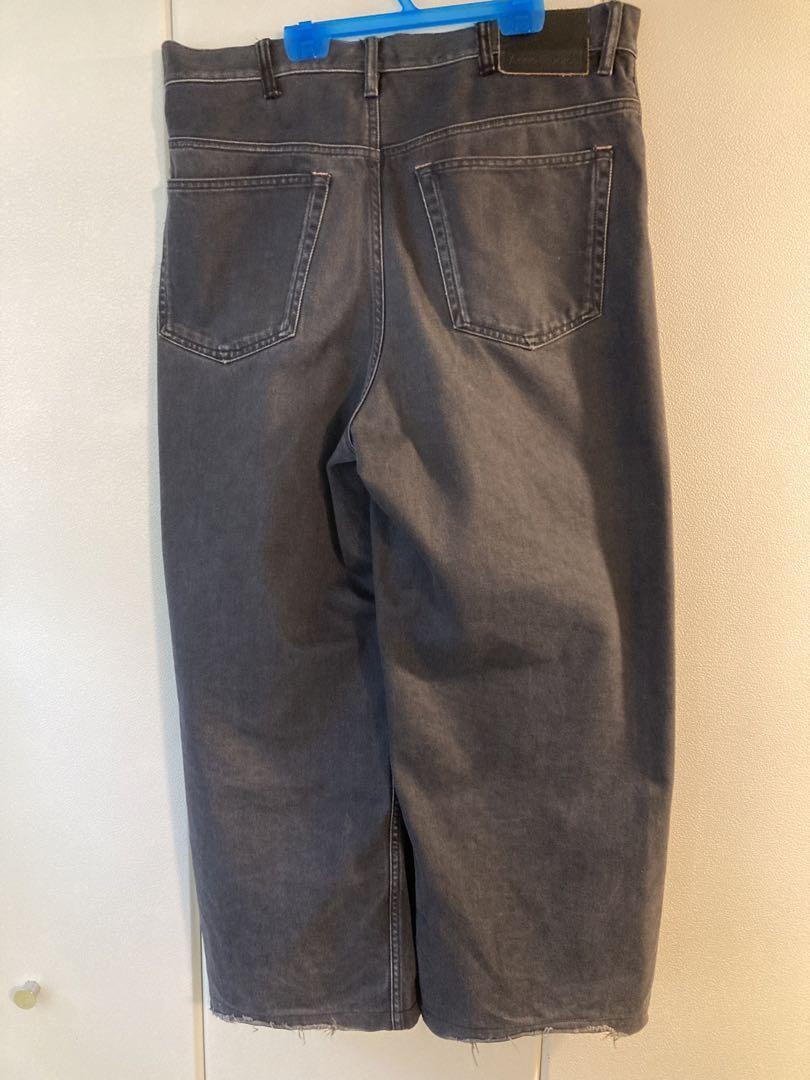 ACNE STUDIOS Men's 1989 Loose Fit Wide Denim Pants Black 34 ACNE STUDIOS Men's 1989 Loose Fit Wide Denim Pants Black 34