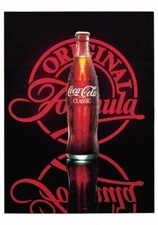 Classic Coca Cola Continental Size Postcard 4 1/2" by 6 1/4"