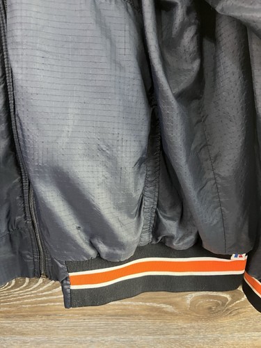 Veste de survêtement coupe-vent doublée pull athlétique Russell vintage fabriquée aux États-Unis noir XXL - Photo 4/10
