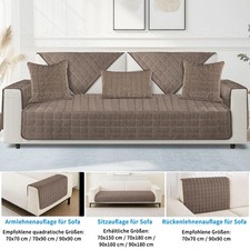 D Universell Unifarben Sofaüberwurf Sofabezüge Sofaschoner Couchbezug Rutschfest
