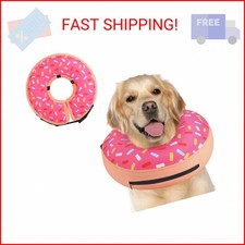 Supet Inflatable Dog Cone Collar Alternative After Surgery, Doggie Neck Donut Co