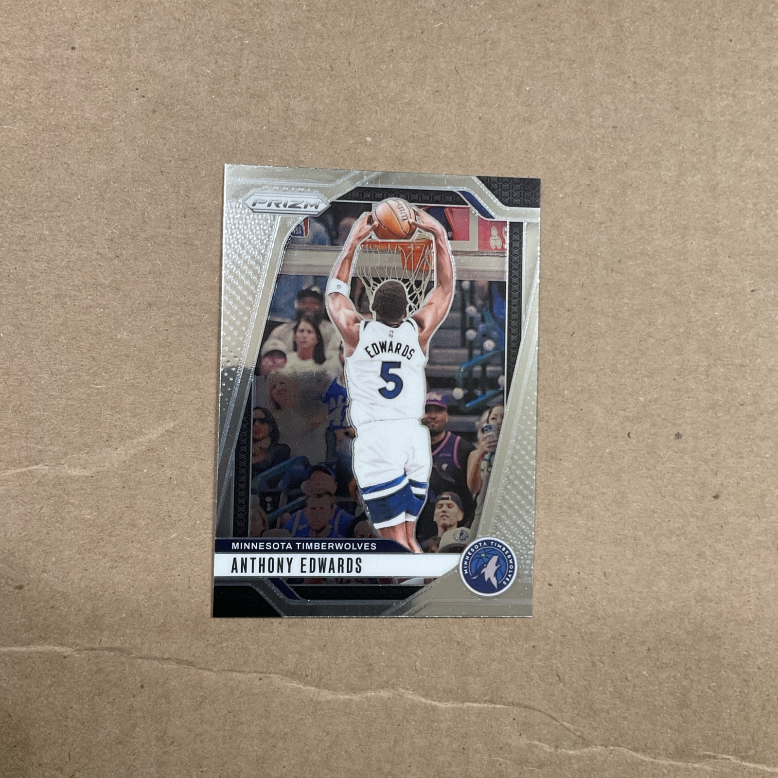 2024-25 Panini Prizm #100 Anthony Edwards Image Variation SSP Timberwolves