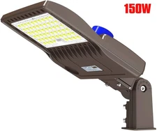 150W 320W LED Parking Lot Light Dusk to Dawn Commercial Shoebox Street Light