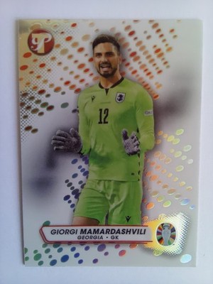 2023 Topps Pristine Road to UEFA Euro 2024 Refractor No. 60 Giorgi Mamardashvili