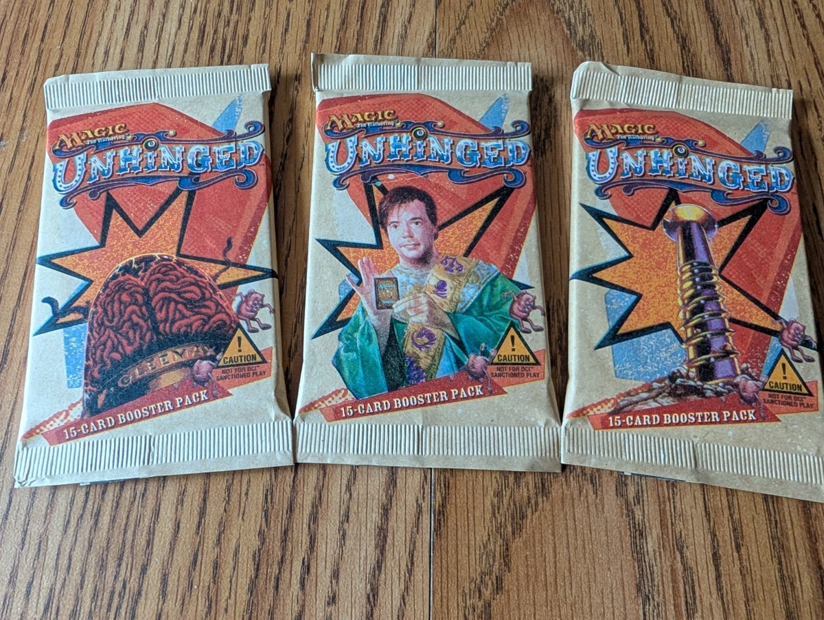 Magic: The Gathering Unhinged Sealed Collectible Card Game Packs