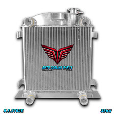 3 Row Aluminum Radiator For Ford Lowboy Chopped Wflathead V8 Engine 1932-1939