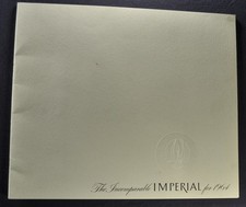 1964 Chrysler Imperial Lg Prestige Brochure Crown Lebaron Excellent Original 64