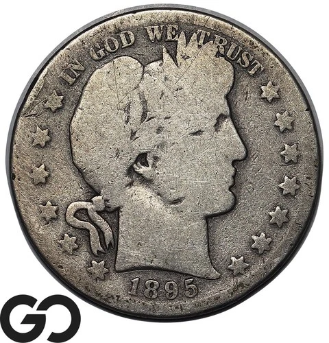 1895-S Barber Half Dollar, Key San Francisco Issue