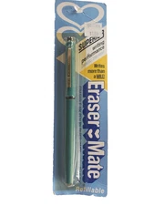 Original Blue Eraser Mate Paper Mate Pen VTG Packaging Collectible refillable