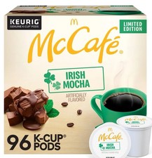 McCafe Irish Mocha, Keurig Single Serve K-Cup Pods, Flavored Coffee, 96 Count