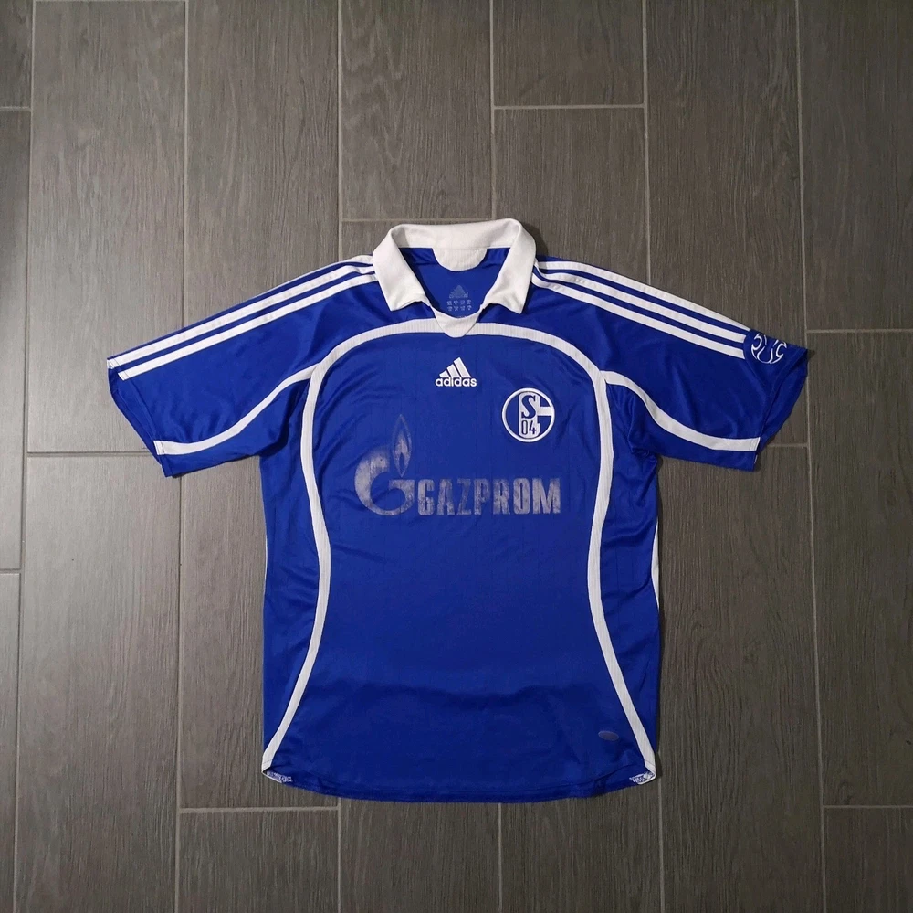 Schalke 04 S04 Vintage Retro 2007/08 Heim Trikot Größe: XS Fußball Adidas Fans