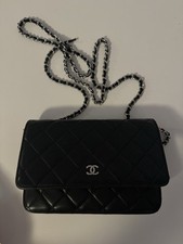 CHANEL Wallet On Chain WOC Leder Handtasche T...