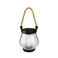 Solar Flame Rope Lantern Waterproof Hanging Lamp Type-C Charging Camping