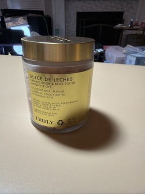 TRULY BEAUTY Dulce De Leches Firming Boob & Belly Polish W/Hyaluronic Acid - NEW