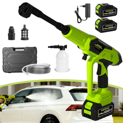 #ad Portable Cordless Electric High Pressure Water Spray Gun Car Washer Cleaner Tool $47.99