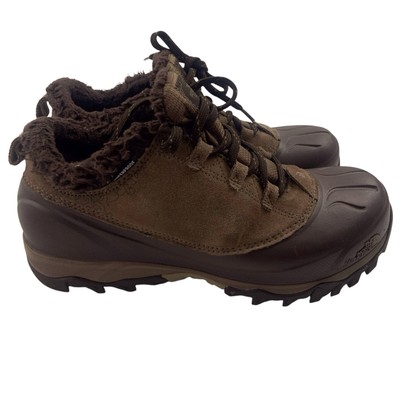 The North Face Duck Boots Womens 10 Brown Low Top Shoes Waterproof Heat Seeker