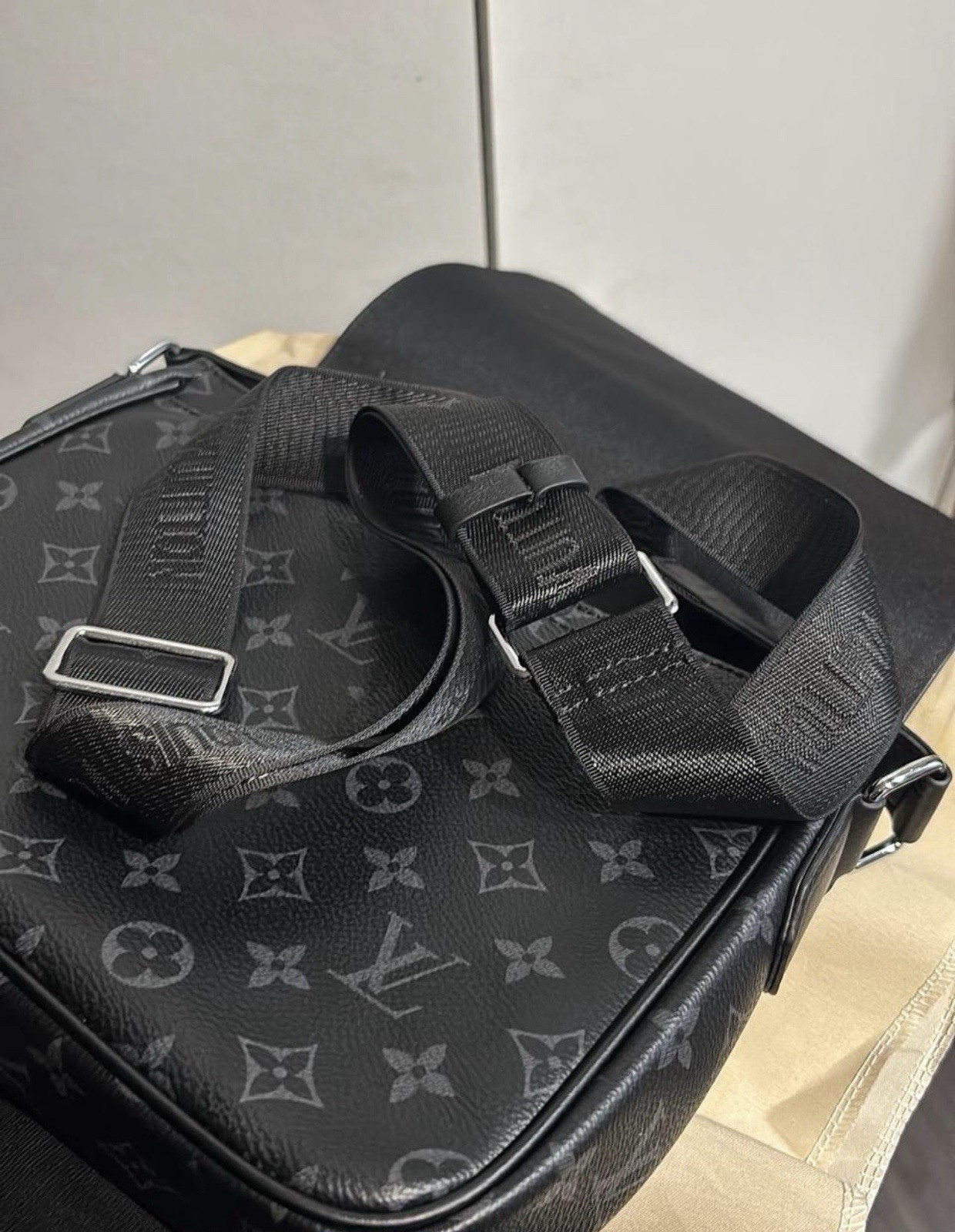 Louis Vuitton Black Monogram Eclipse Cross Body B… - image 4