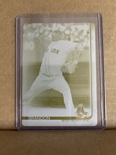 2019 Topps Series 2 Printing Plate Yellow 1/1 Brandon Workman Red Sox #378
