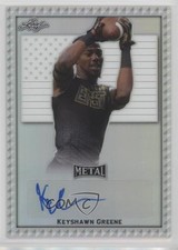 2020 Leaf Metal US Army All-American Bowl 12/20 Keyshawn Greene #BA-KG1 Auto 3hd