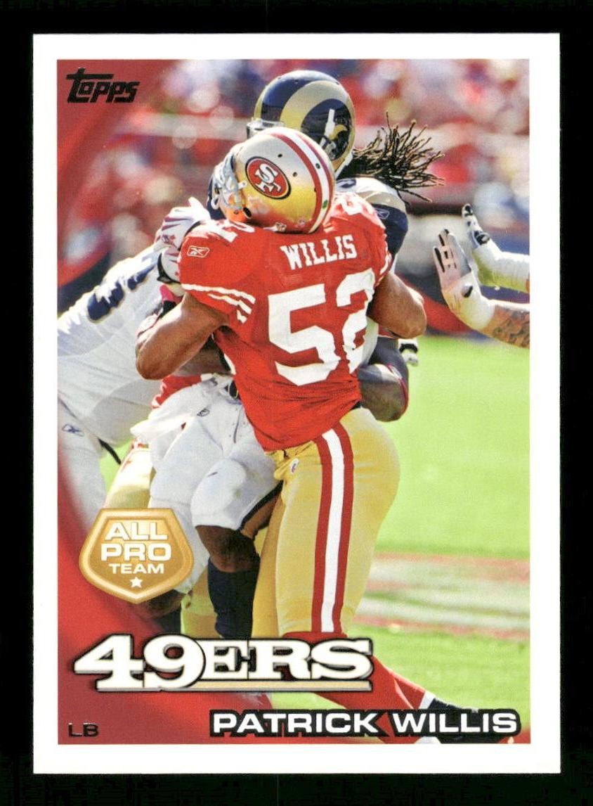 Patrick Willis 2010 Topps #405 San Francisco 49ers NM