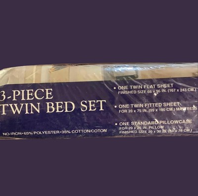 Celestial Signature Sheet Set. New In Packaging. VINTAGE. Twin 3 Piece Set