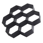  Paving Mould Reusable Concrete Path Maker Molds Hexagonal Pavement