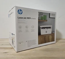 HP LaserJet MFP M140w Wireless Black and Laser Printer - White