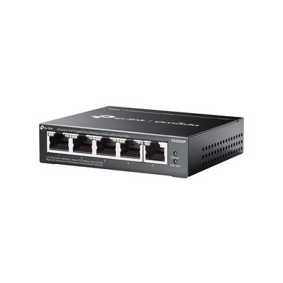 TP-Link Omada ES205GP Omada 5-Port Gigabit Easy Managed Switch 4-Port PoE+ NEU