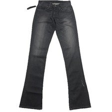 Resin Bootcut Flare Women’s Jeans Sz 25 W26/L34 Faded Black