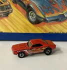 Vintage Hot Wheels 67 Camaro Mattel Inc. 1982 Red With Flames Hong Kong