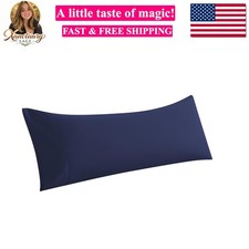 Body Pillow Cover, Ultra Soft Microfiber Pillowcases, Breathable Long Pillow ...