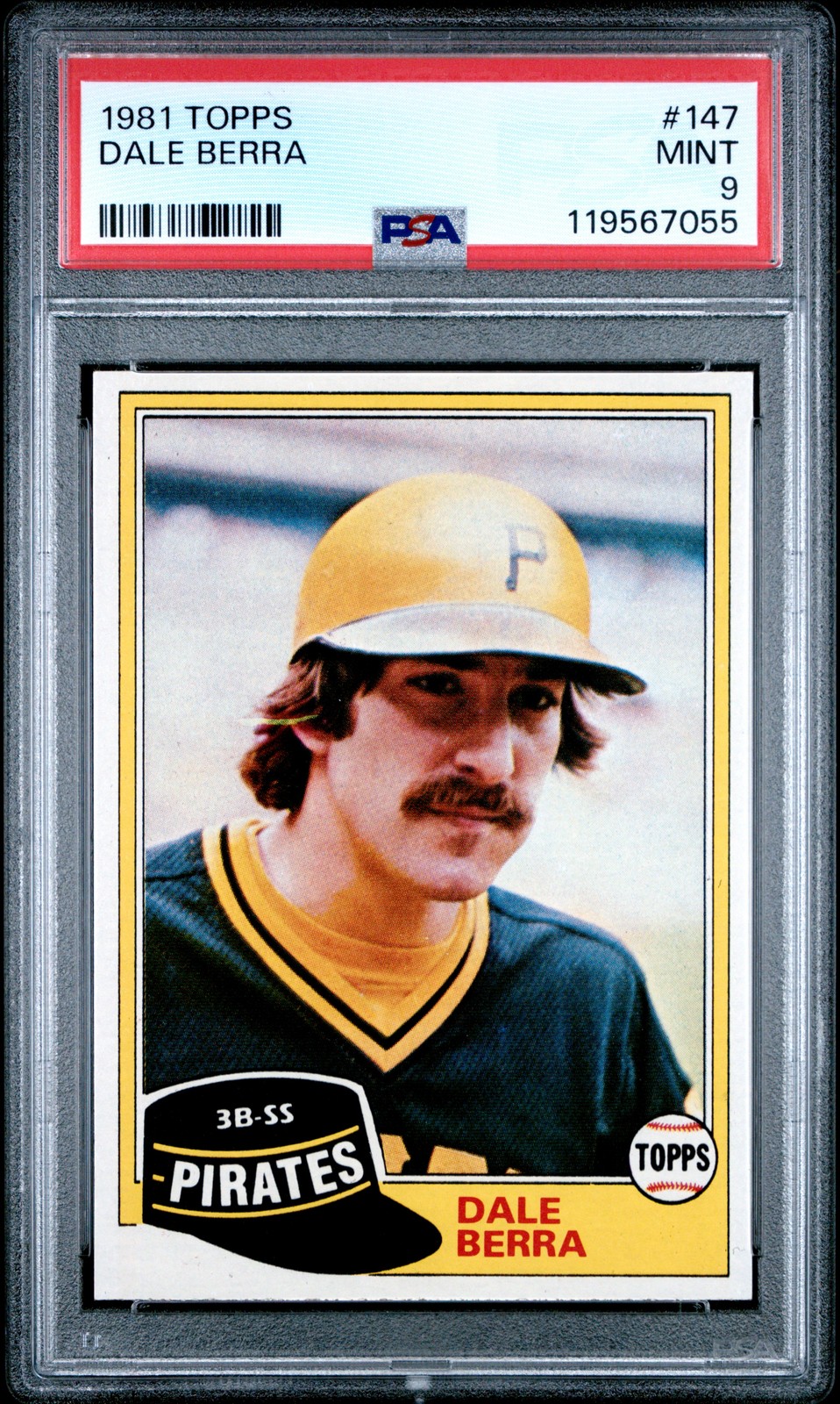 1981 TOPPS #147 DALE BERRA PSA 9